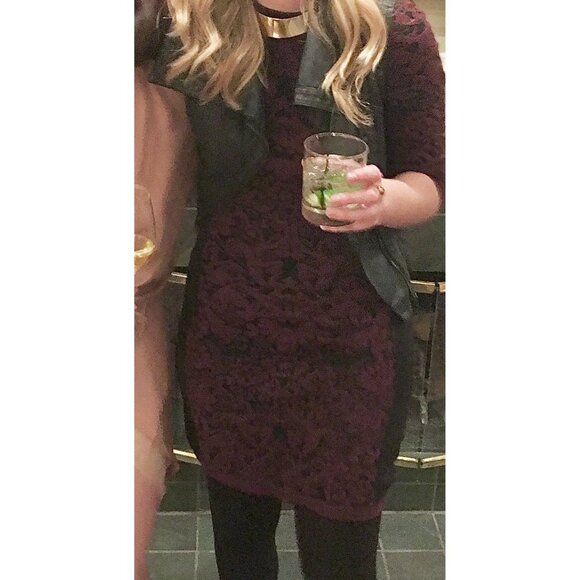 Baroque Floral Jacquard Dress - Picture 8 of 8